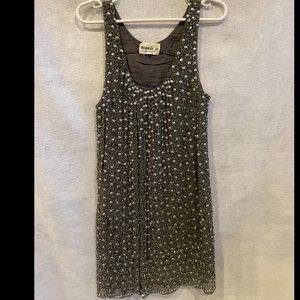 Hannah Jo gray beaded dress Size: M/Medium